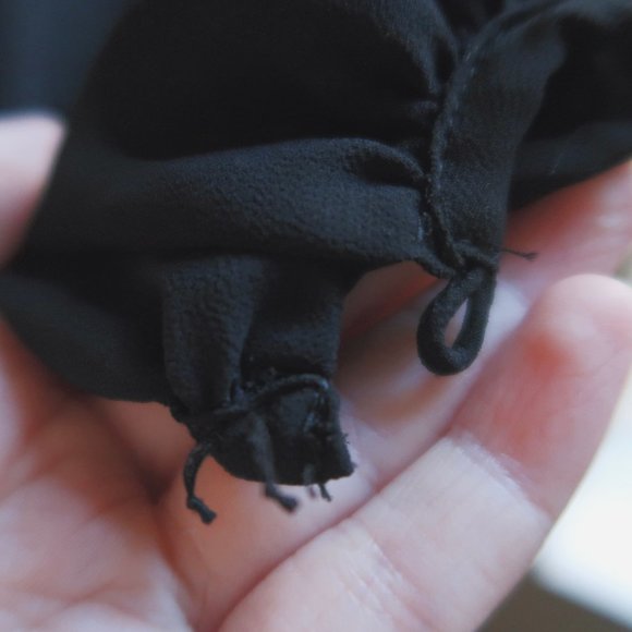 Ann Taylor Black Pleated Flare Dress - Picture 7 of 11